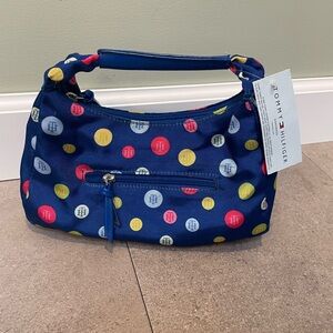 Tommy Hilfiger Multicolor Polka Dot Shoulder Bag